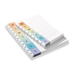 Levenger Circa Vibrant Weekly Calendar Discbound Refill (100 sheets) Hot