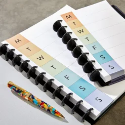 Levenger Circa Vibrant Weekly Calendar Discbound Refill (100 sheets) Hot