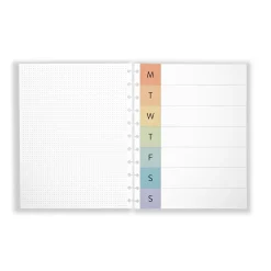 Levenger Circa Vibrant Weekly Calendar Discbound Refill (100 sheets) Hot