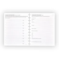 Levenger Circa Writing a Novel Character Tracking Discbound Refill (25 sheets) Outlet