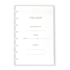 Levenger Circa 5-Year Journal Refill (185 sheets) Clearance