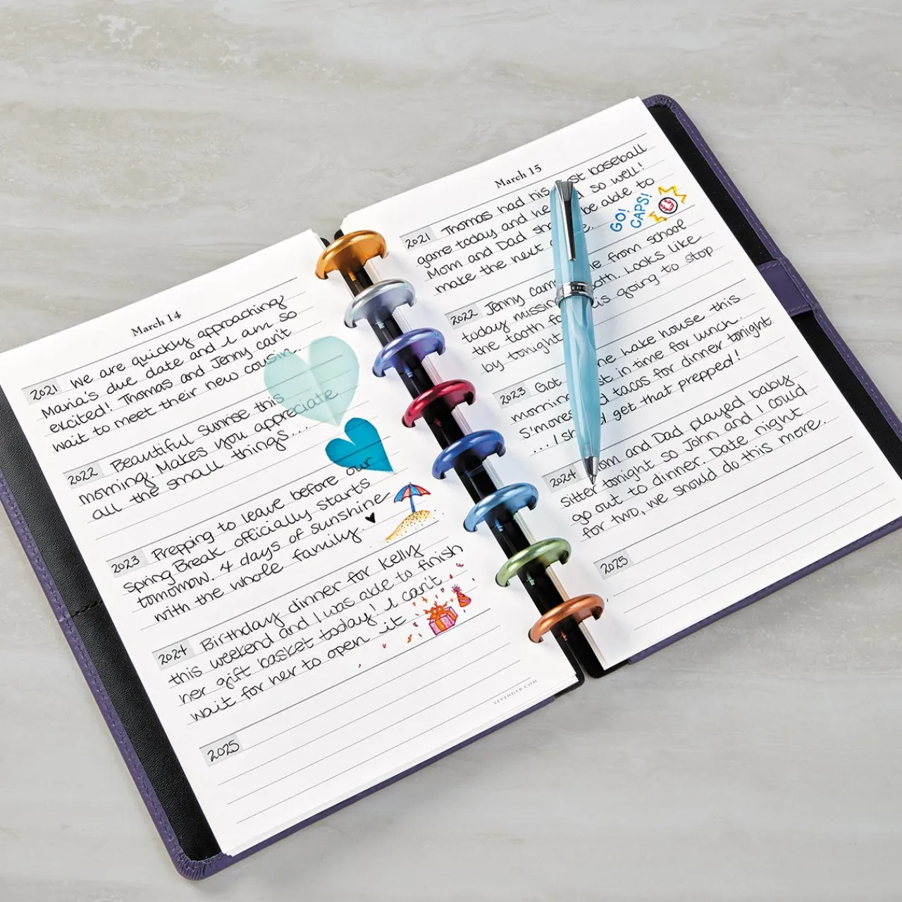 Levenger Circa 5-Year Journal Refill (185 sheets) Clearance