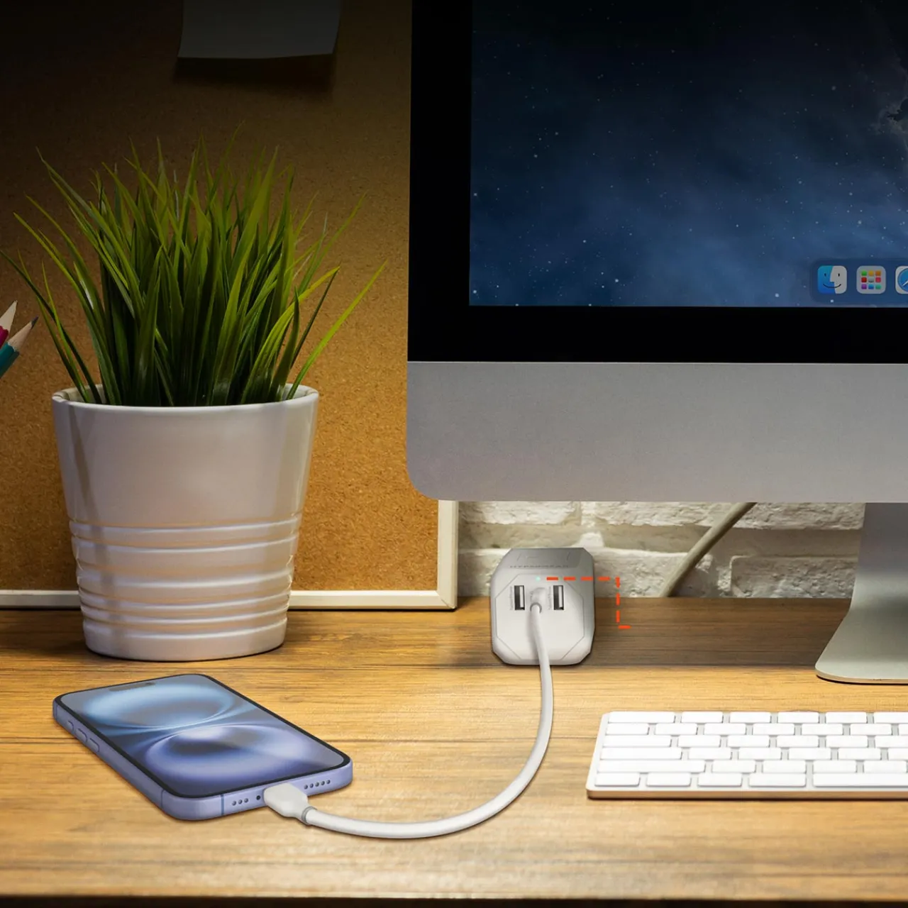 Levenger Cube Multi-Port Power Strip Online