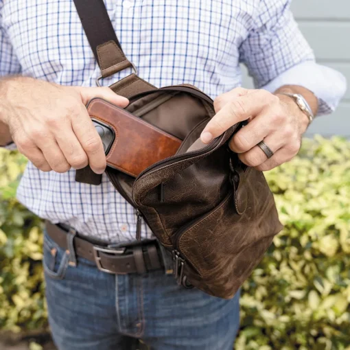 Levenger Dakota Leather Sling Clearance