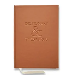 Levenger Dictionary & Thesaurus Tan Best