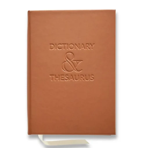 Levenger Dictionary & Thesaurus Tan Best