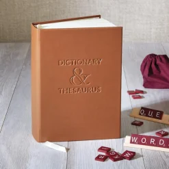 Levenger Dictionary & Thesaurus Tan Best