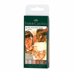 Levenger Faber-Castell Portrait Pitt Artist Brush Pens Gift Set Hot