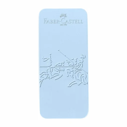 Levenger Faber-Castell Sky Blue Grip Pen Gift Set New