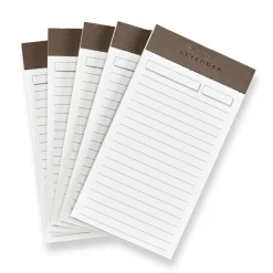 Levenger Freeleaf 3 x 5 Notepads (set of 5) White Hot