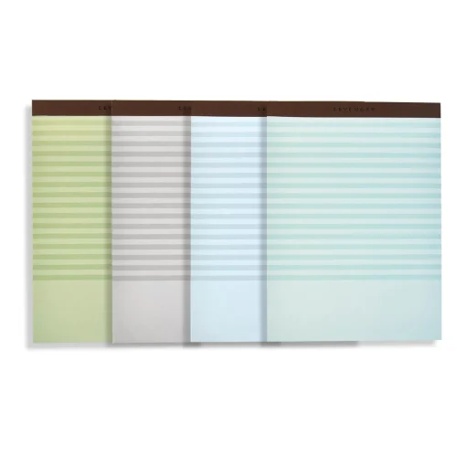 Levenger Freeleaf Breton Striped Pads (set of 4)