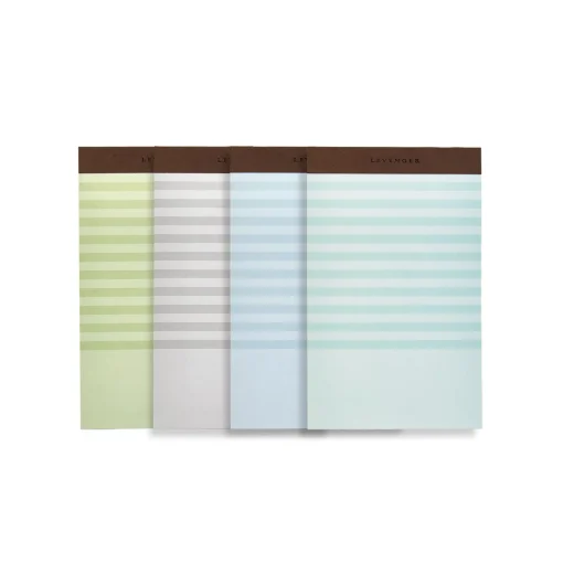 Levenger Freeleaf Breton Striped Pads (set of 4)
