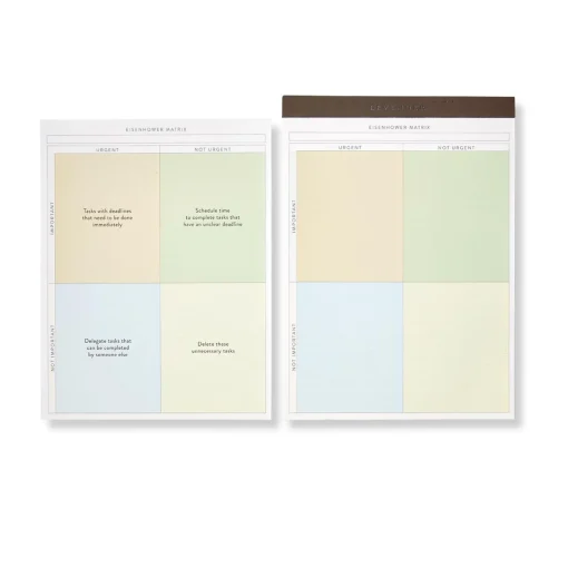 Levenger Freeleaf Eisenhower Priorities Matrix Pads (set of 2) Discount