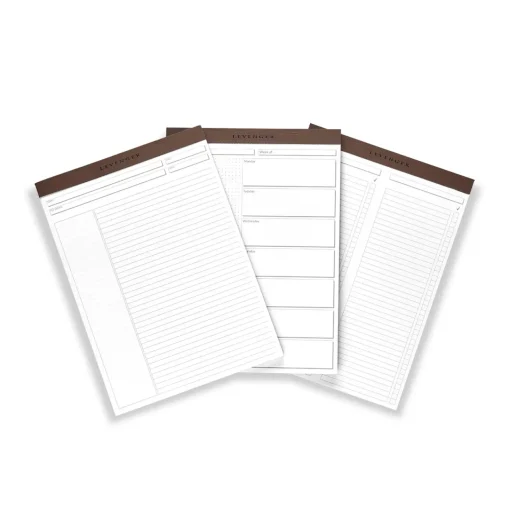 Levenger Freeleaf Favorites Pad Trio Hot