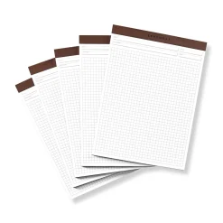 Levenger Freeleaf Full Page Grid Pads (set of 5) Hot