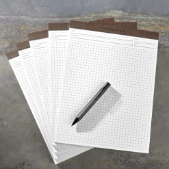 Levenger Freeleaf Full Page Grid Pads (set of 5) Hot