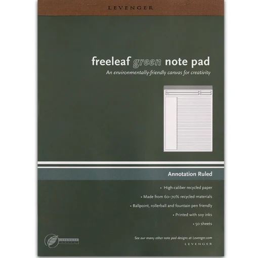 Levenger Freeleaf Recycled Annotation Ruled Pads (set of 5) Outlet