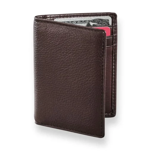 Levenger Front Pocket Privacy Card Wallet Espresso Discount