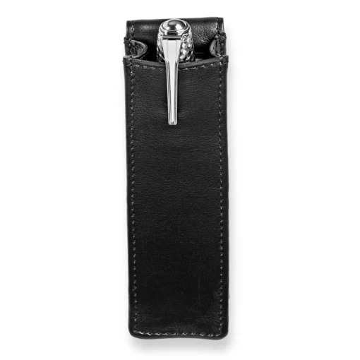 Levenger Leather Add-A-Pen Pouch Black Outlet