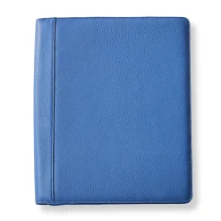 Levenger Leather Ambi-Flex Folio Riviera Blue Discount