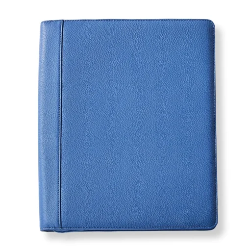 Levenger Leather Ambi-Flex Folio Riviera Blue Discount