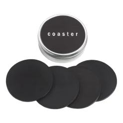 Levenger Leather Coasters with Tin Box Clearance