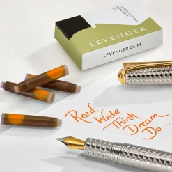 Levenger Ink Cartridges (set of 16) New