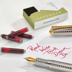 Levenger Ink Cartridges (set of 16) New