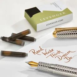 Levenger Ink Cartridges (set of 16) New