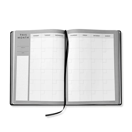 Levenger Luxe Executive Agenda Black Clearance