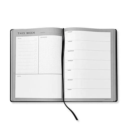 Levenger Luxe Executive Agenda Black Clearance