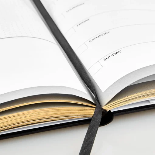 Levenger Luxe Executive Agenda Black Clearance