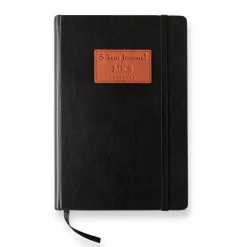 Levenger Luxe Leather 5-Year Journal Black Online