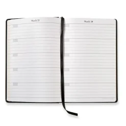 Levenger Luxe Leather 5-Year Journal Black Online