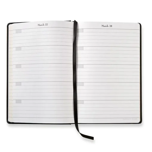 Levenger Luxe Leather 5-Year Journal Black Online