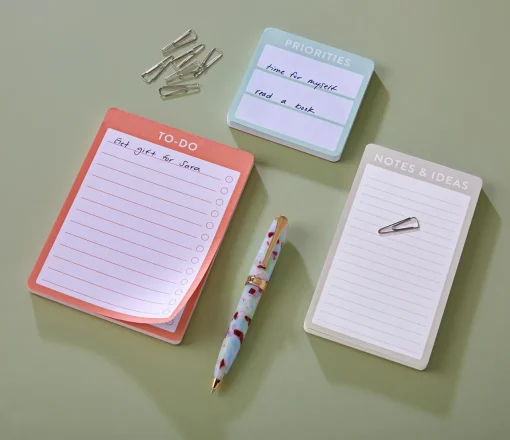 Levenger Make Today Count Pad Trio New