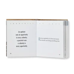 Levenger Mini Churchill Wit and Wisdom Brown Discount