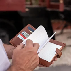 Levenger Montana True Notes Leather Folio Brandy Sale