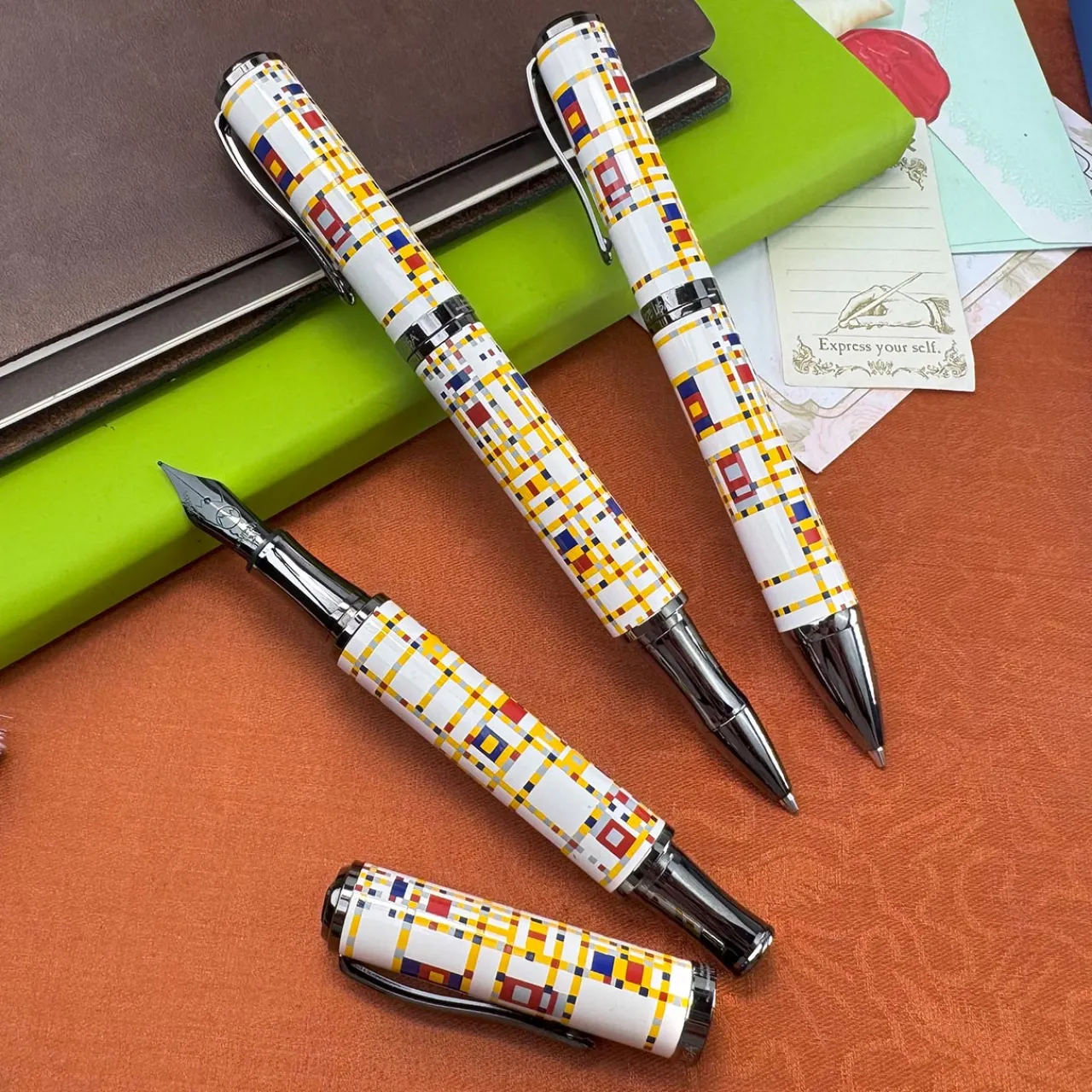 Levenger Monteverde Regatta Mondrian Broadway Boogie Woogie Pen Clearance