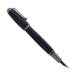 Levenger Monteverde Super Mega Carbon Fiber Fountain Pen Gunmetal Clearance