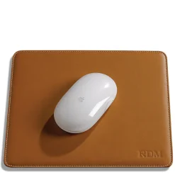 Levenger Morgan Leather Mouse Pad Tan Clearance