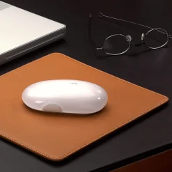 Levenger Morgan Leather Mouse Pad Tan Clearance