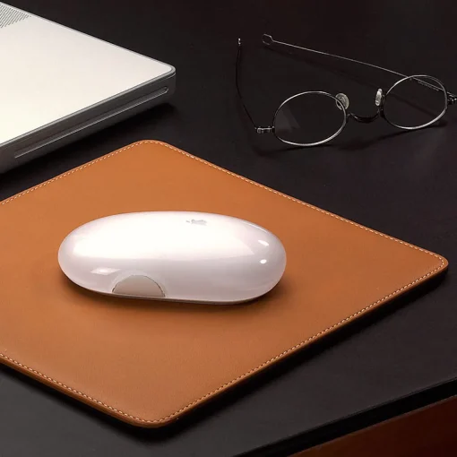 Levenger Morgan Leather Mouse Pad Tan Clearance