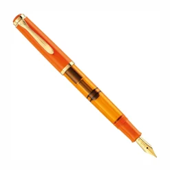 Levenger Pelikan Classic M200 Orange Delight Fountain Pen Clearance