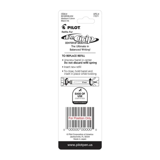 Levenger Pilot Center of Gravity Ballpoint Refills (set of 2) Black Sale