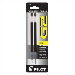 Levenger Pilot G2 Gel Rollerball Refills (set of 2) Black Best