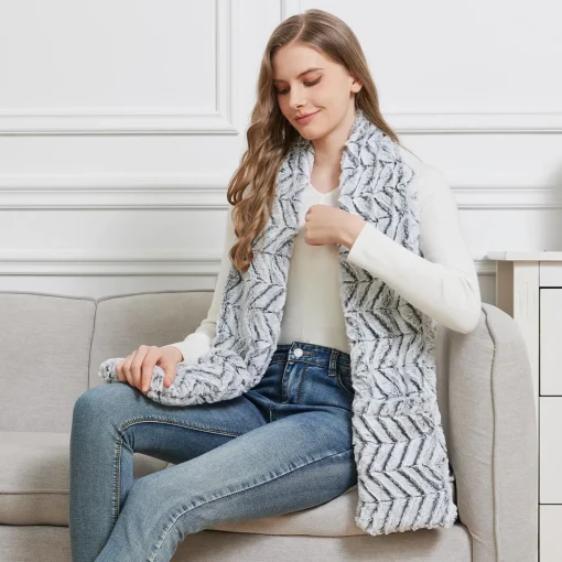 Levenger Reader’s Book Scarf Grey Hot