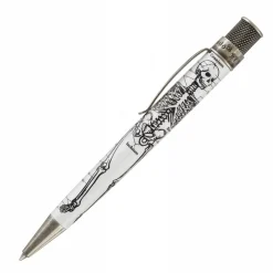 Levenger Retro 51 Tornado Vintage Metalsmith Dr. Gray Rollerball Pen