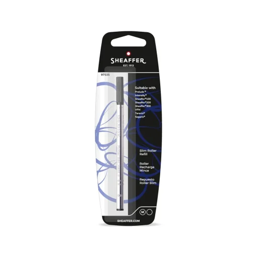 Levenger Sheaffer Slim Rollerball Refill Black New