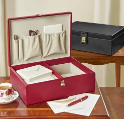 Levenger The King’s Stationery Box New